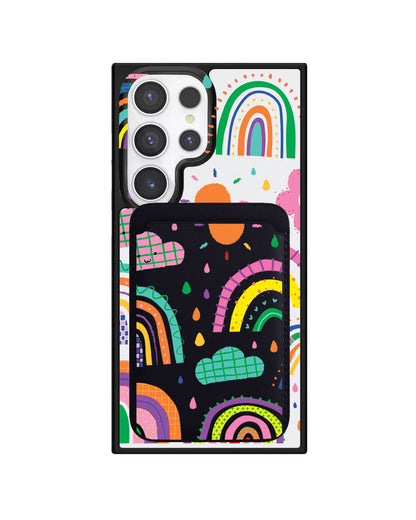 Android Magnetic Wallet Case - Rainbow