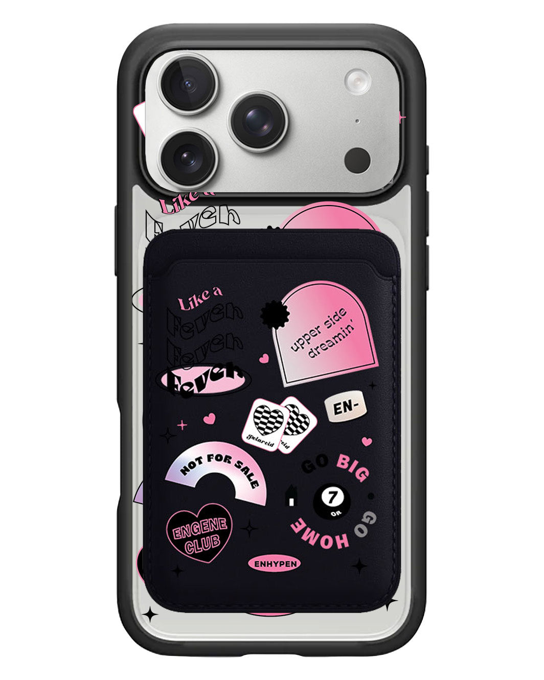 iPhone Magnetic Wallet Case - Enhypen Sticker Pack