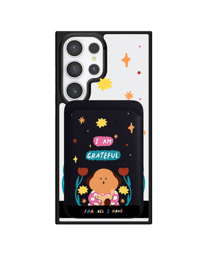 Android Magnetic Wallet Case - Kiku And The Cat