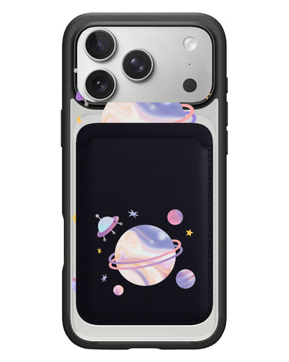 iPhone Magnetic Wallet Case - My Universe