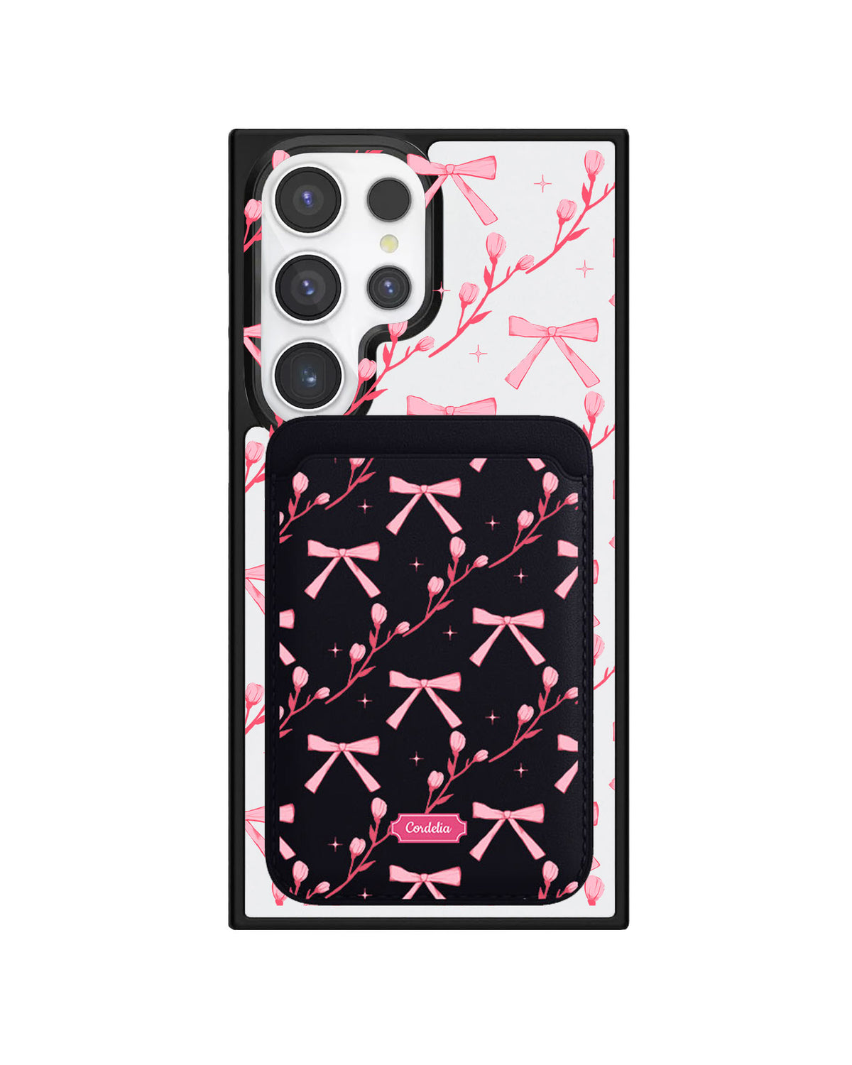 Android Magnetic Wallet Case - Coquette Floral