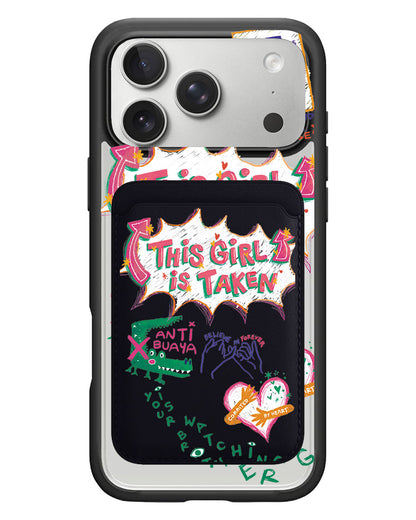 iPhone Magnetic Wallet Case - Pelakor Proof (For Her)
