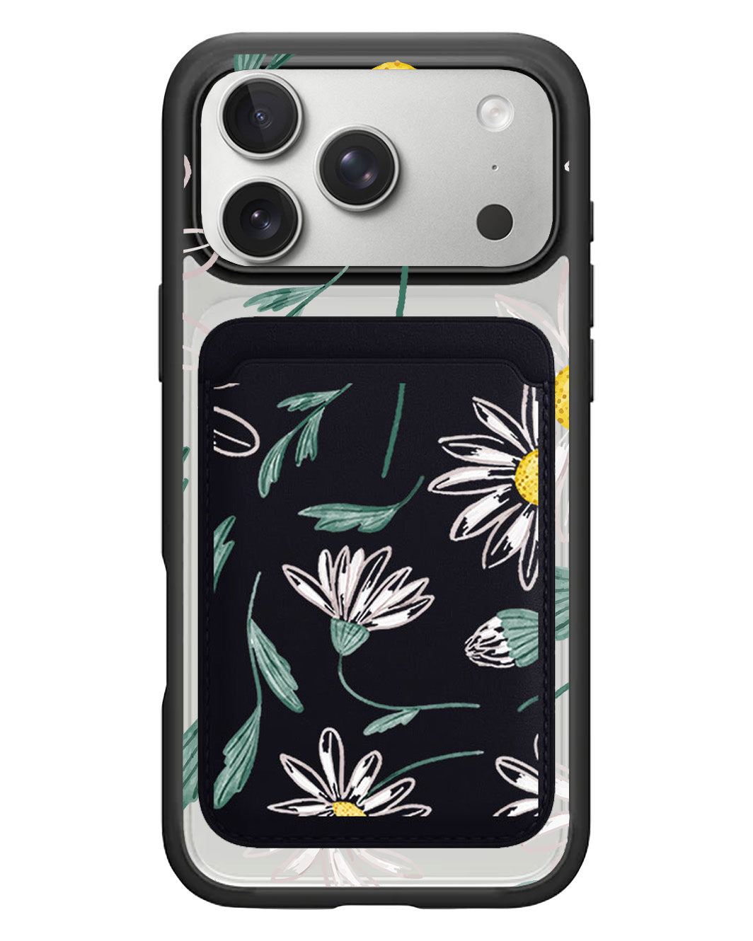 iPhone Magnetic Wallet Case - April Daisy