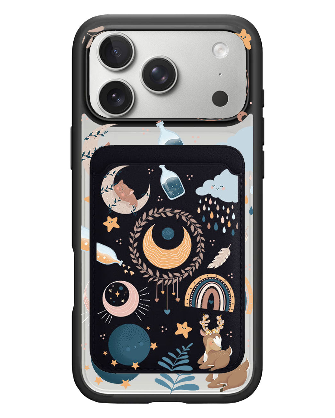 iPhone Magnetic Wallet Case - Boho