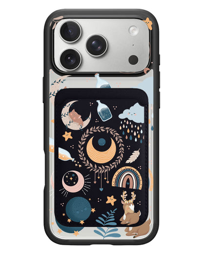 iPhone Magnetic Wallet Case - Boho