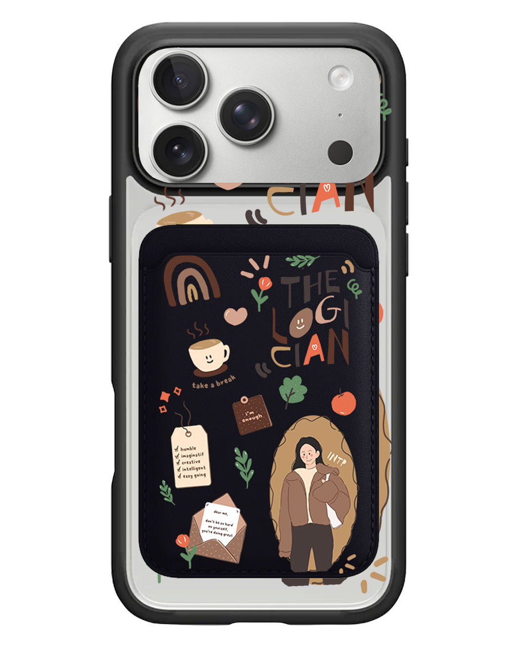 iPhone Magnetic Wallet Case - INTP