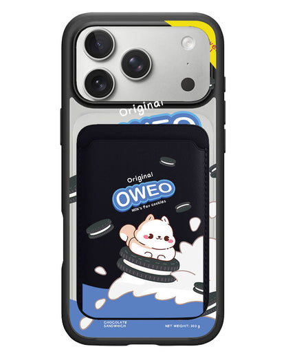 iPhone Magnetic Wallet Case - Oweo Dog