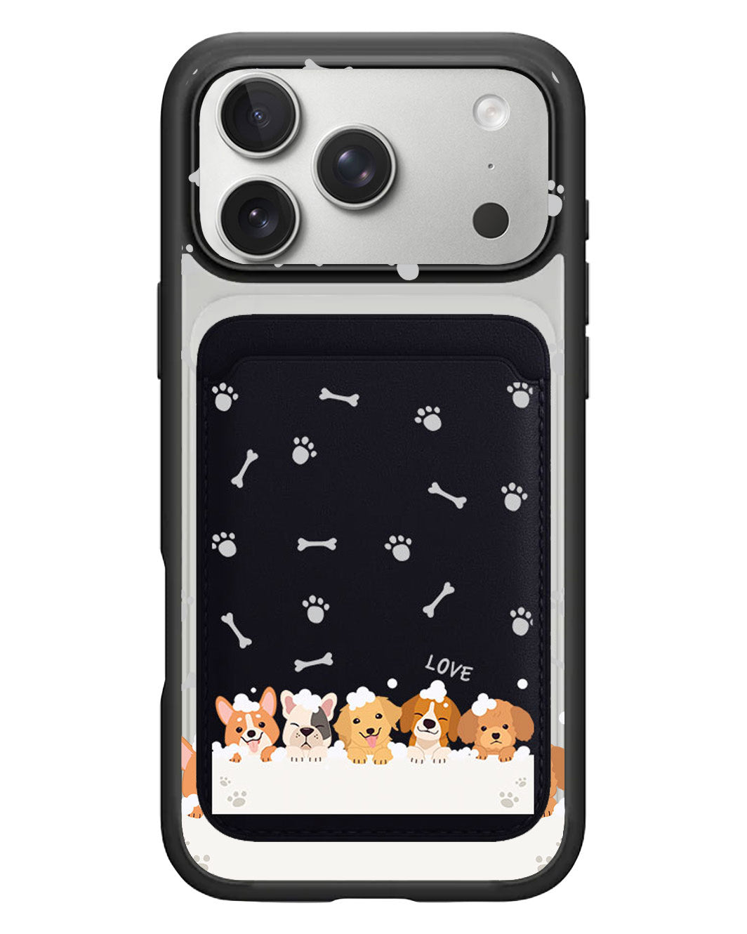 iPhone Magnetic Wallet Case - Ruff Family 2.0