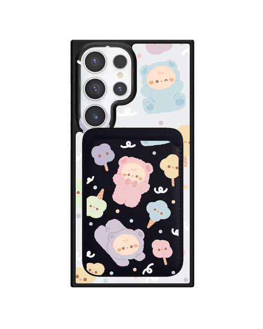 Android Magnetic Wallet Case - Cotton Teddy