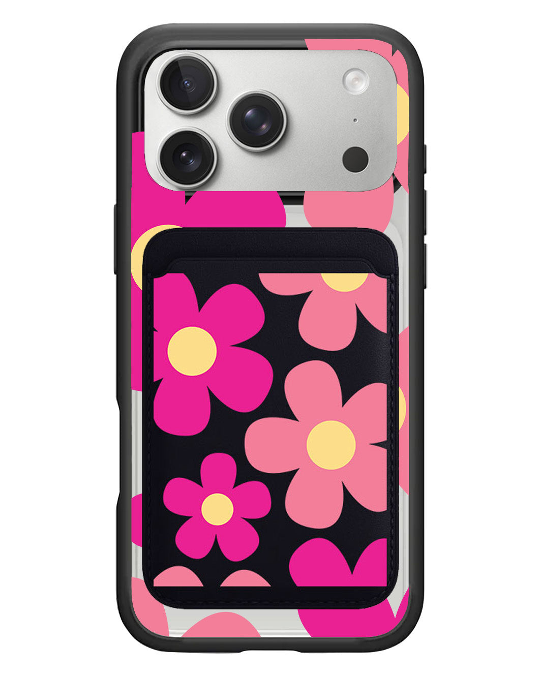 iPhone Magnetic Wallet Case - Daisy Delight