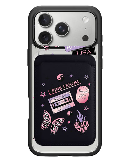 iPhone Magnetic Wallet Case - Blackpink Born Pink