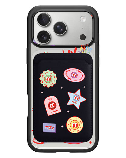 iPhone Magnetic Wallet Case - Itzy Sticker Pack