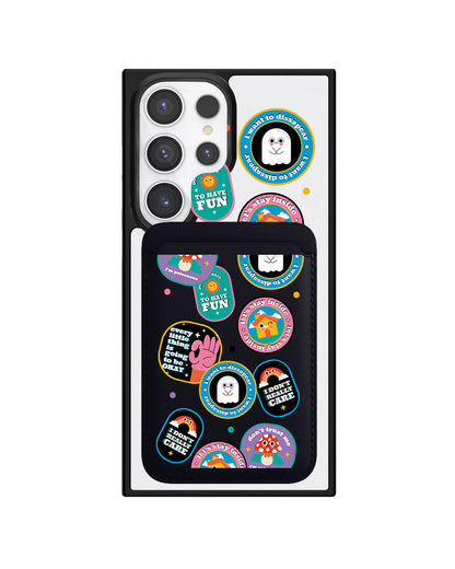 Android Magnetic Wallet Case - Monster Sticker Pack