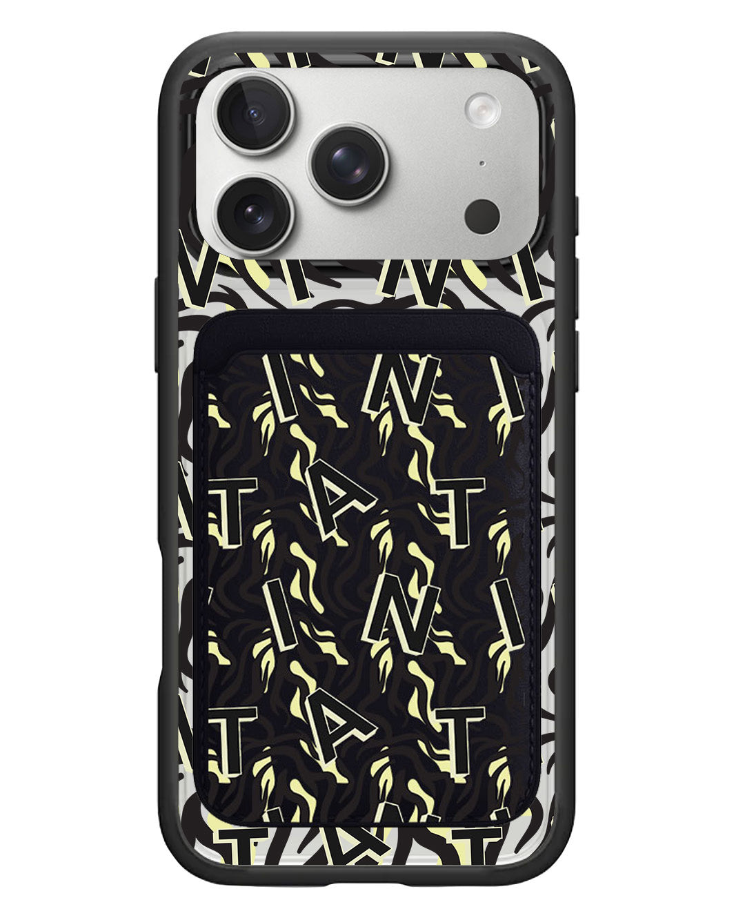 iPhone Magnetic Wallet Case - Tiger Monogram 3.0
