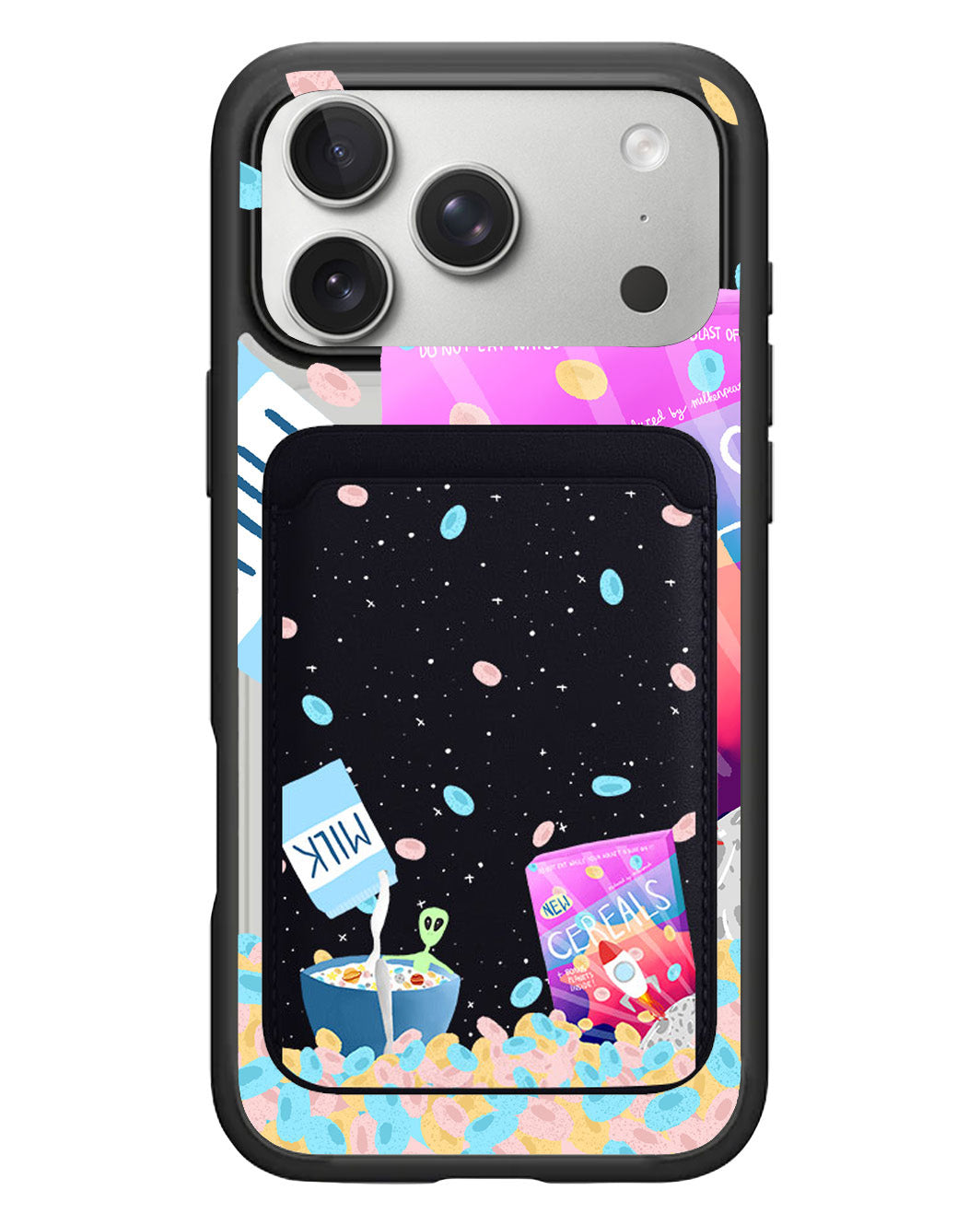 iPhone Magnetic Wallet Case - Cerealiens