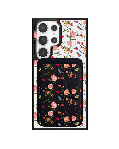 Android Magnetic Wallet Case - Flora Gardenia