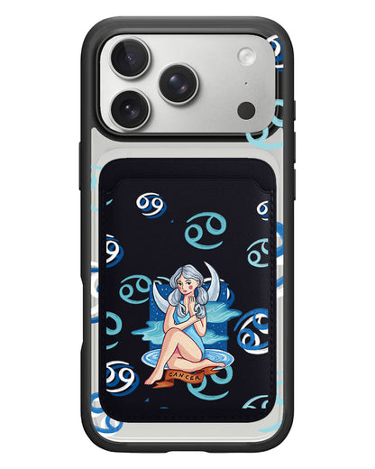 iPhone Magnetic Wallet Case - Cancer