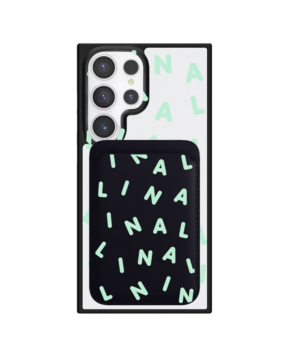 Android Magnetic Wallet Case - Monogram 2.0 Tosca