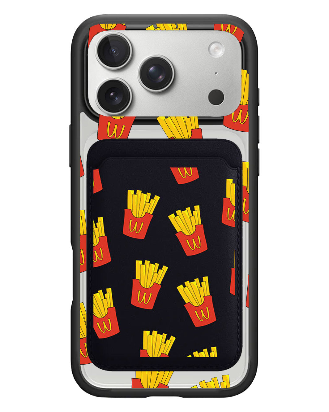 iPhone Magnetic Wallet Case - Fries