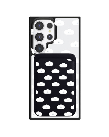 Android Magnetic Wallet Case - White Cloud