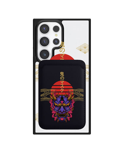 Android Magnetic Wallet Case - Oni Mask