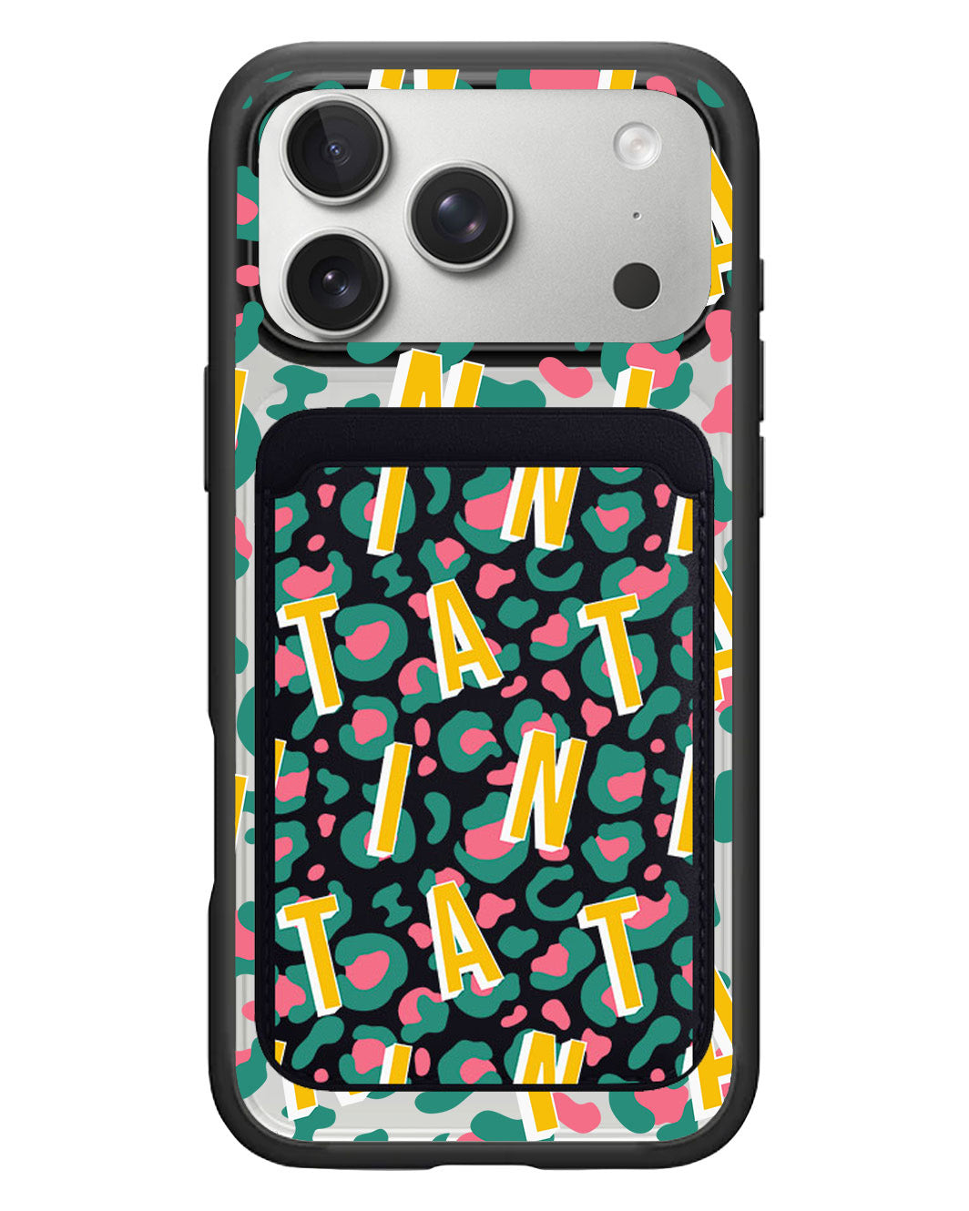 iPhone Magnetic Wallet Case - Leopard Monogram 4.0