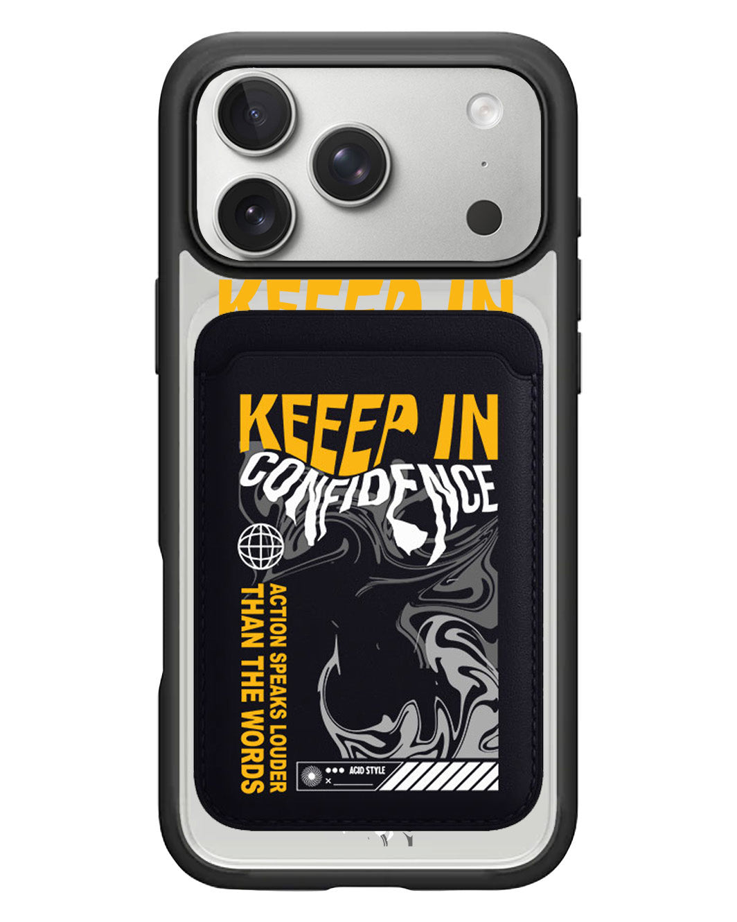 iPhone Magnetic Wallet Case - Keep In Confidence