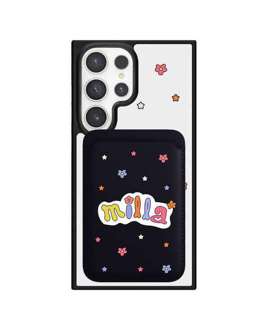 Android Magnetic Wallet Case - Adorable monogram 5.0