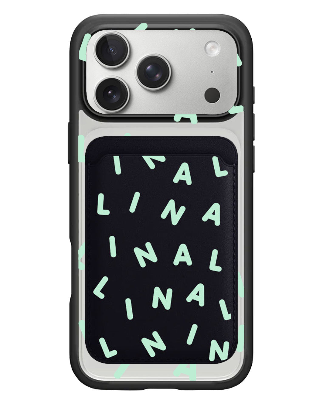 iPhone Magnetic Wallet Case - Monogram 2.0 Tosca