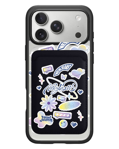 iPhone Magnetic Wallet Case - New Jeans OMG 2.0