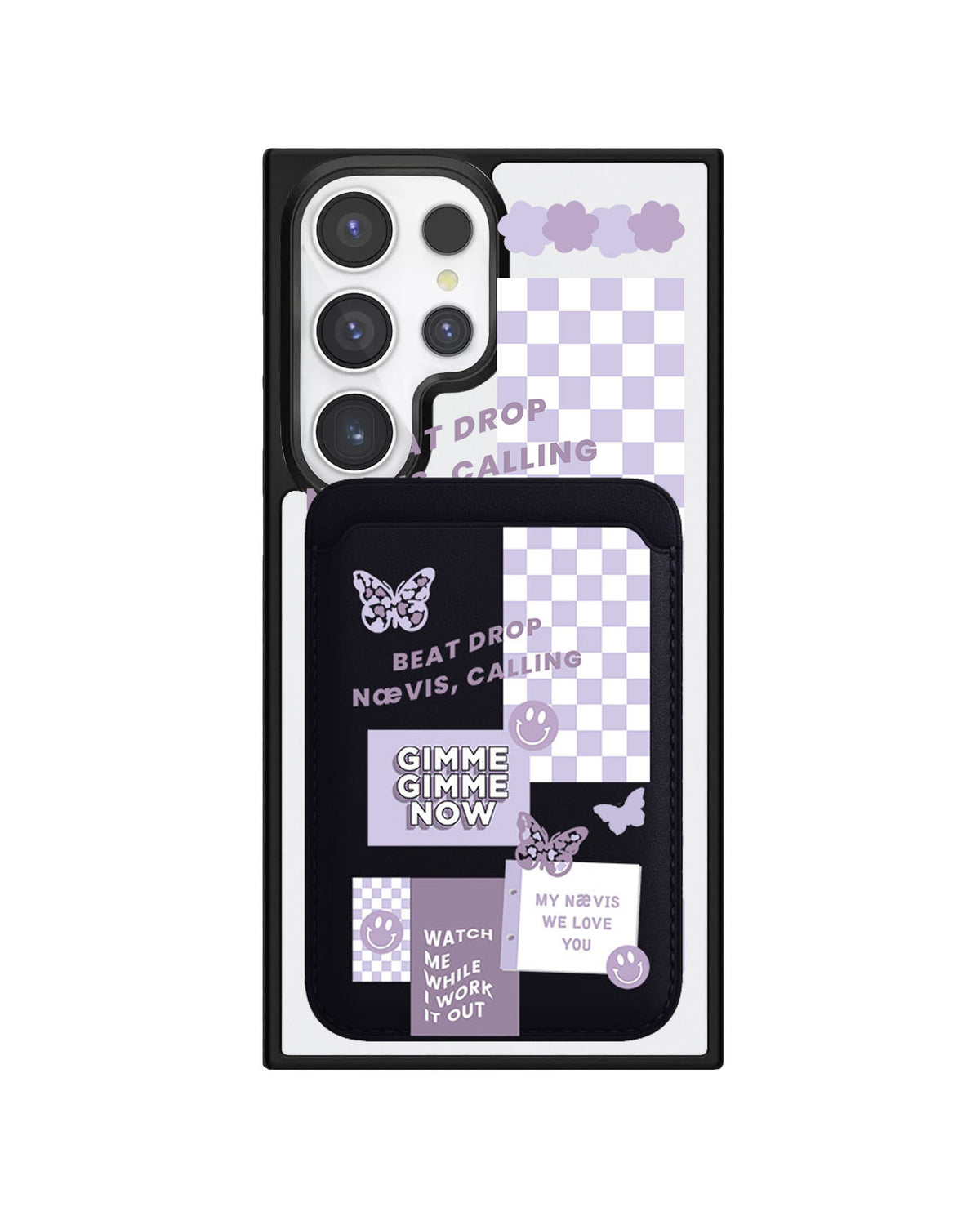 Android Magnetic Wallet Case - Aespa Sticker Pack