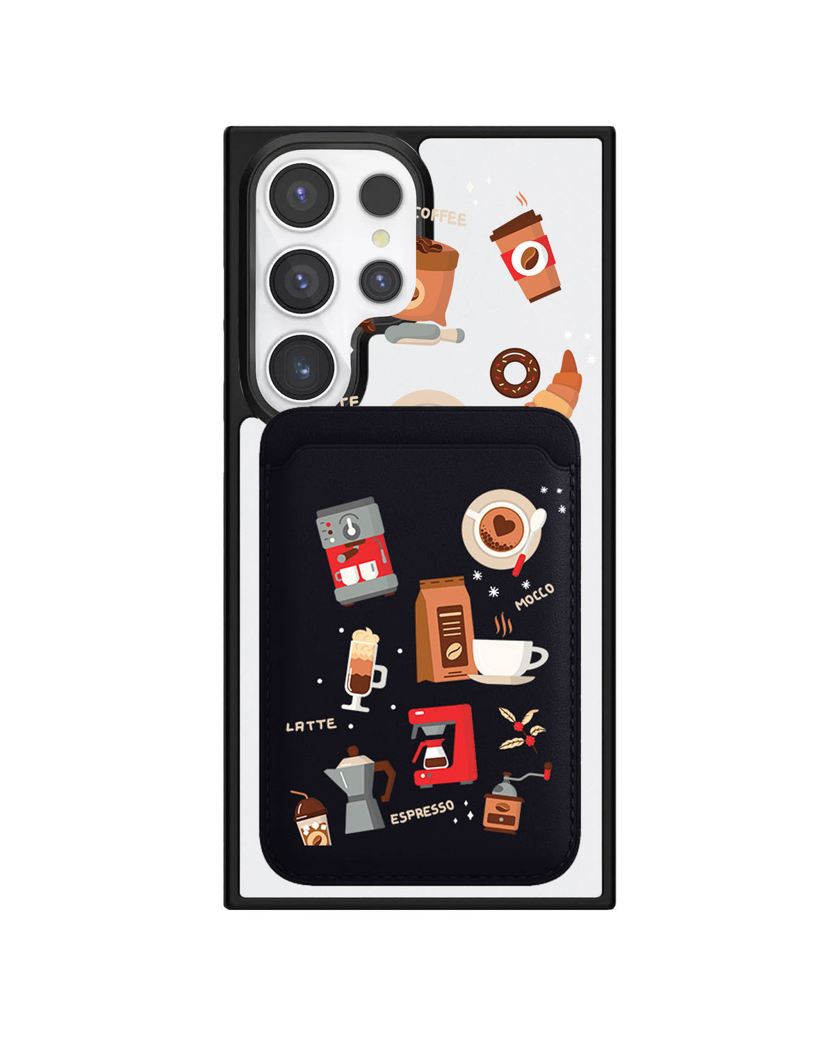 Android Magnetic Wallet Case - Barista
