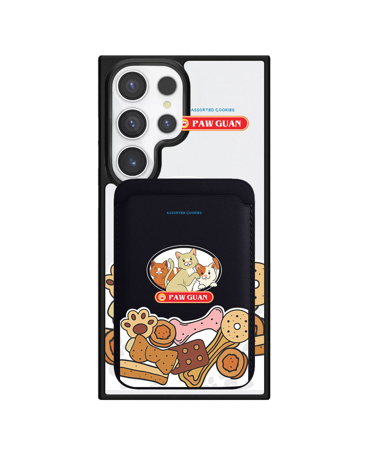 Android Magnetic Wallet Case - Pawguan Cat