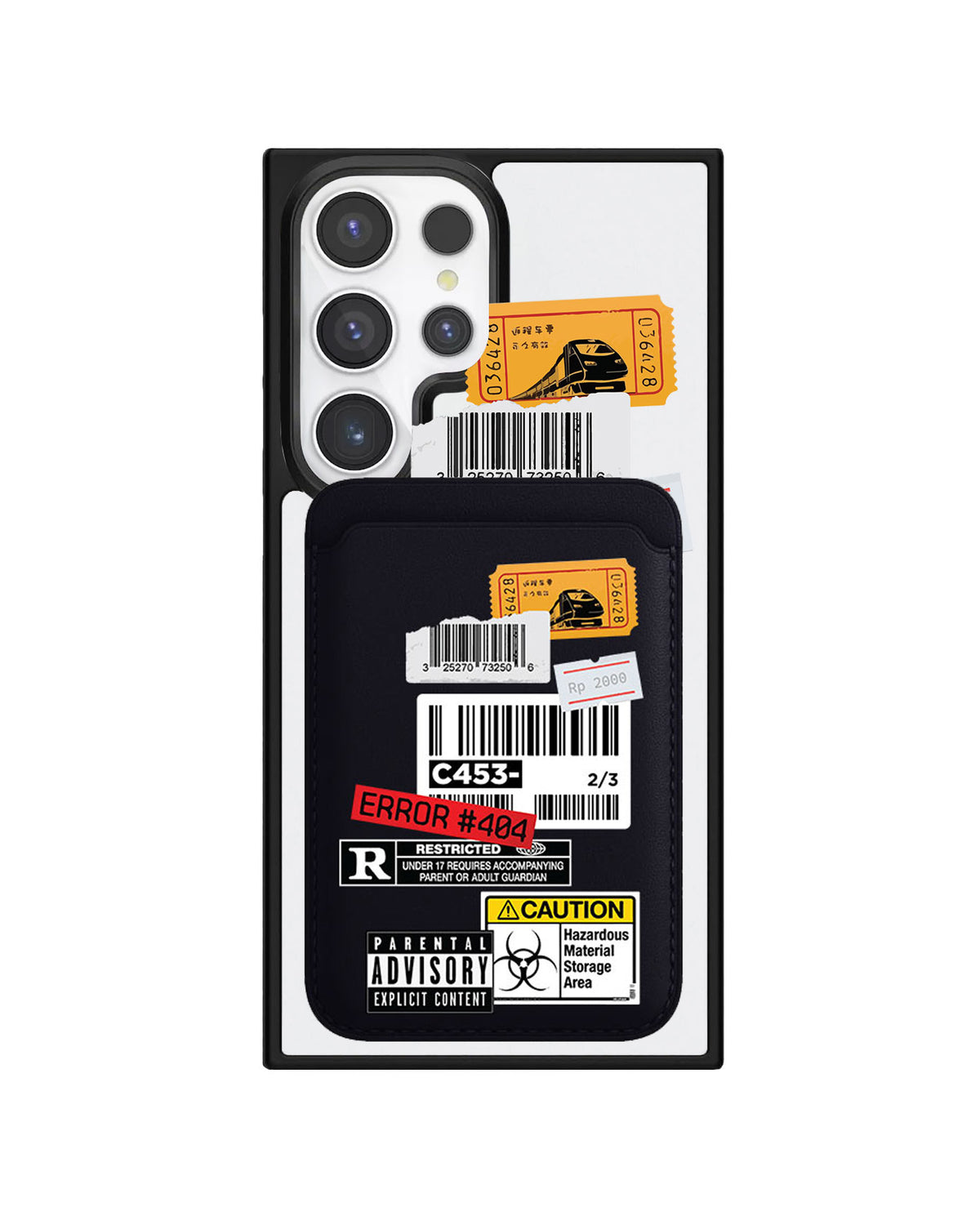 Android Magnetic Wallet Case - Label Sticker Pack