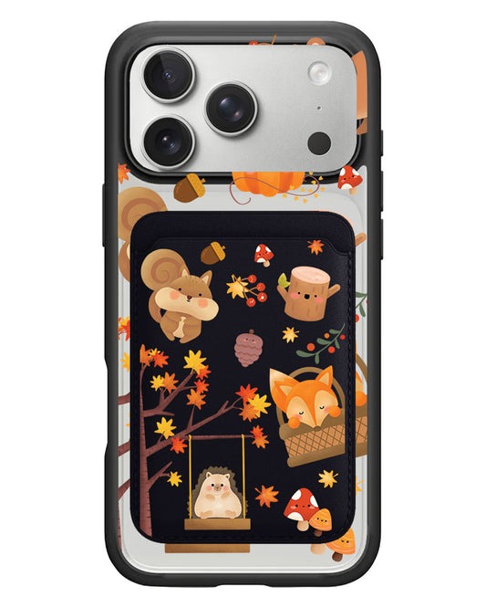 iPhone Magnetic Wallet Case - Autumn