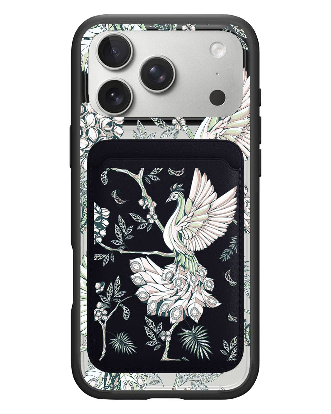iPhone Magnetic Wallet Case - Peacock 4.0