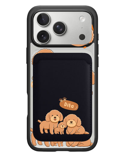 iPhone Magnetic Wallet Case - Poodle Squad 4.0