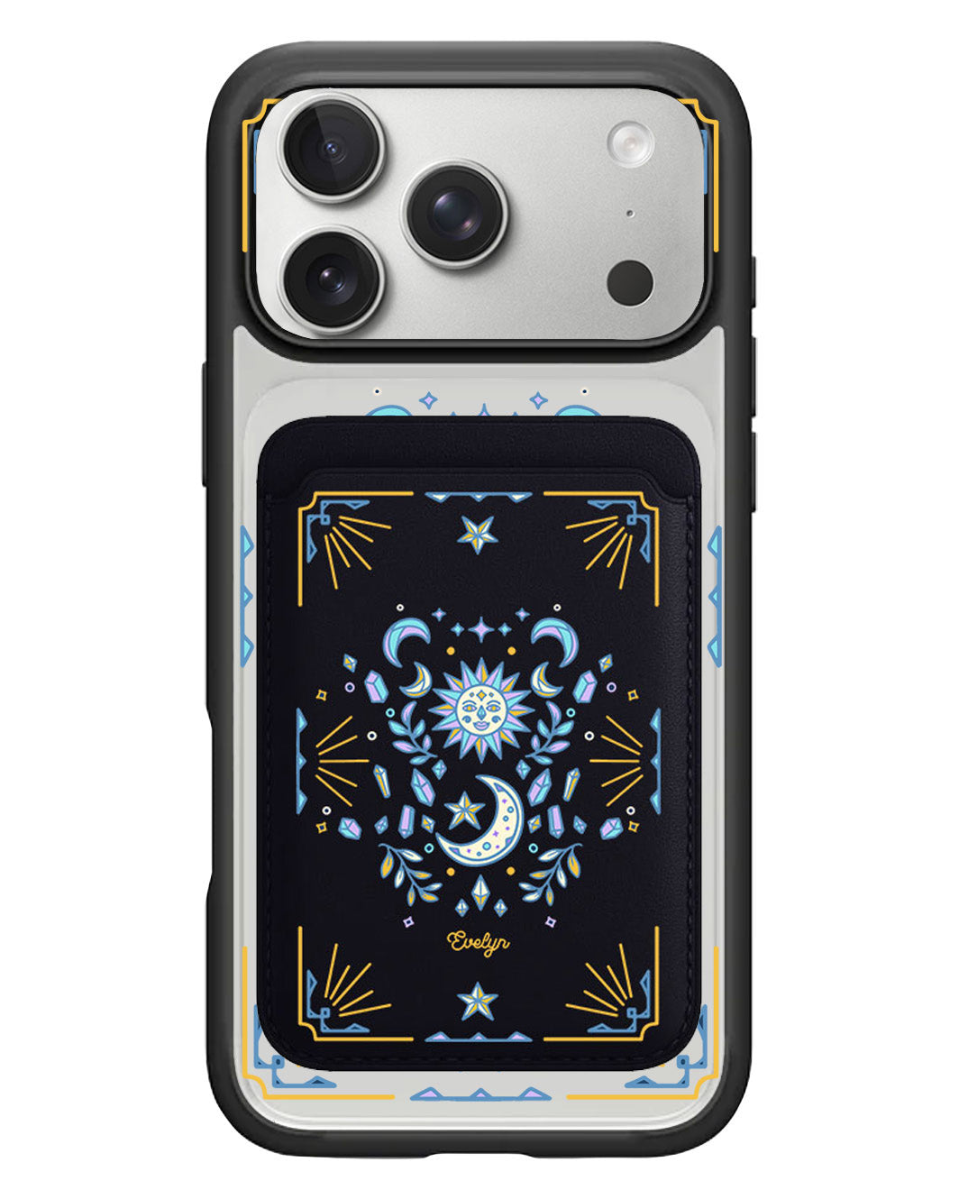 iPhone Magnetic Wallet Case - Cosmic Dream