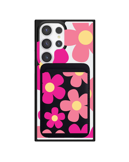 Android Magnetic Wallet Case - Daisy Delight