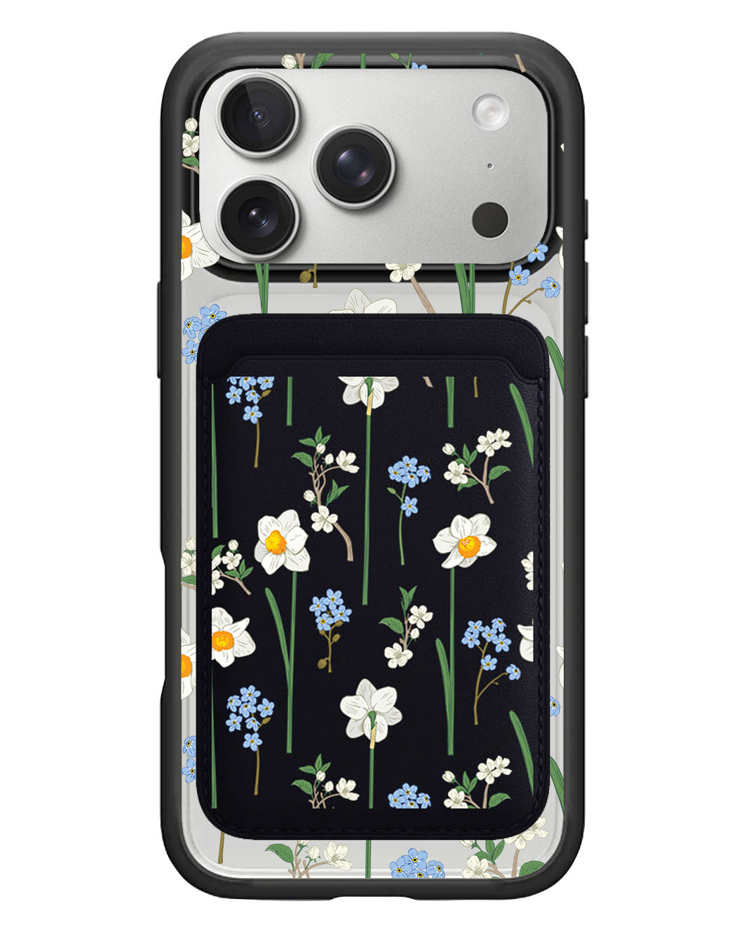 iPhone Magnetic Wallet Case - December Narcissus
