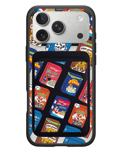 iPhone Magnetic Wallet Case - Cereal Boxes 2.0