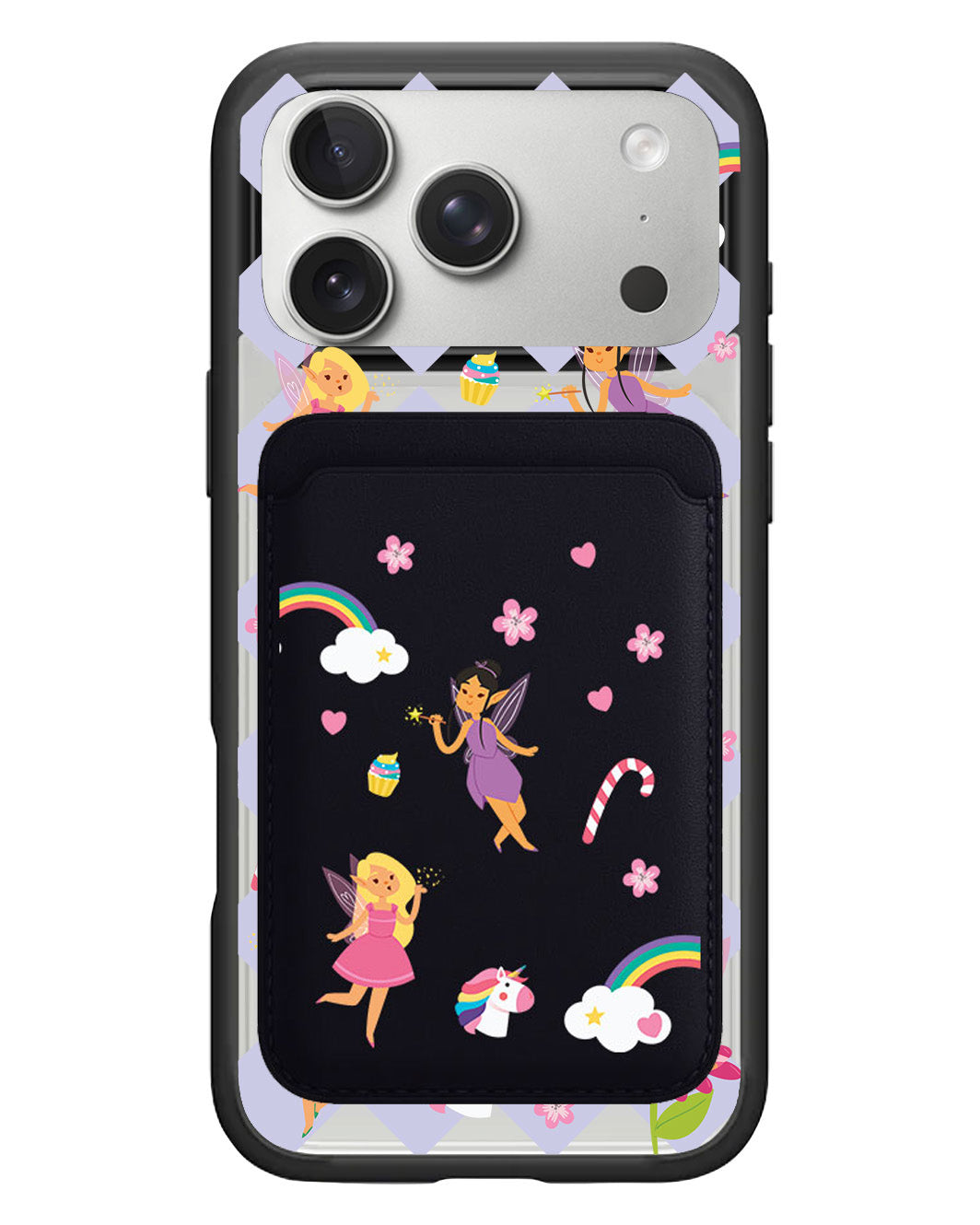 iPhone Magnetic Wallet Case - Tiny Fairy