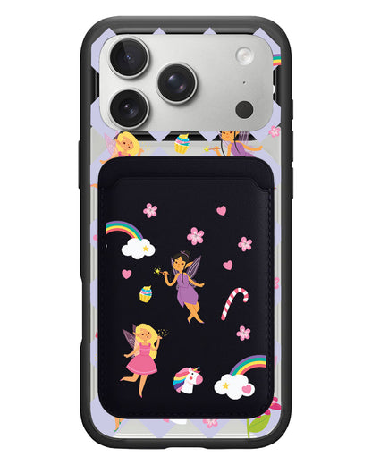 iPhone Magnetic Wallet Case - Tiny Fairy