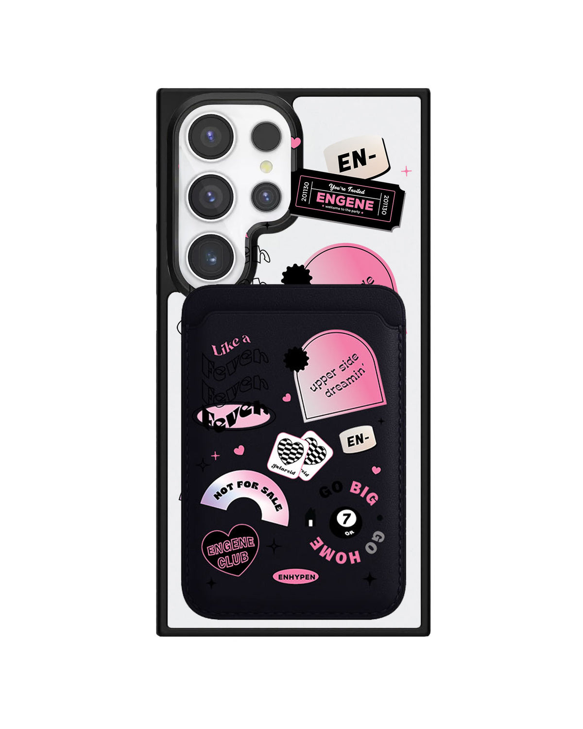 Android Magnetic Wallet Case - Enhyphen Sticker Pack