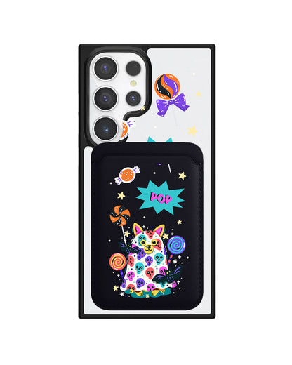 Android Magnetic Wallet Case - Puppy Monster