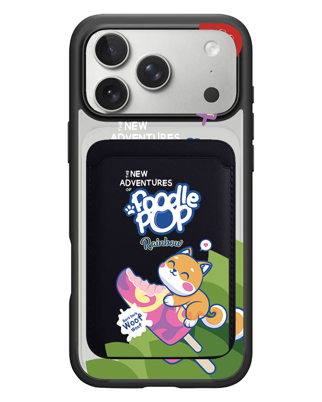iPhone Magnetic Wallet Case - Poodle Pop