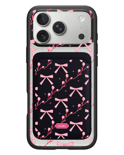 iPhone Magnetic Wallet Case - Coquette Floral