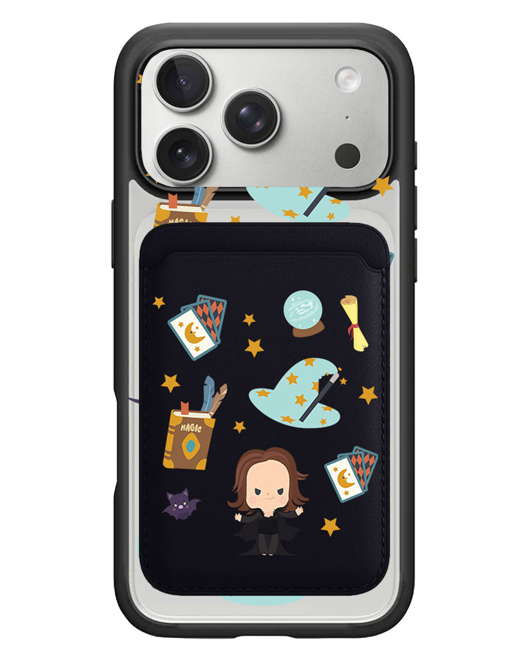iPhone Magnetic Wallet Case - Little Hogwarts