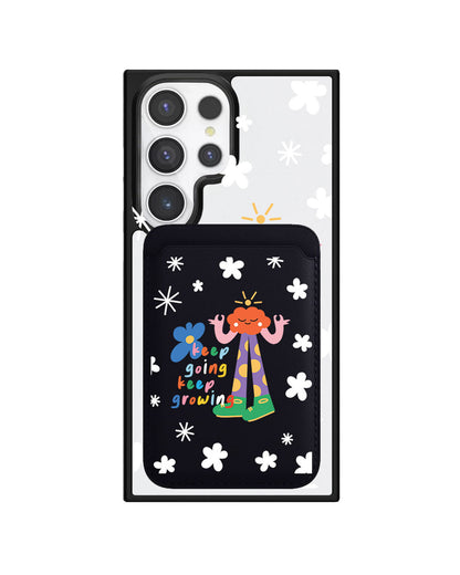 Android Magnetic Wallet Case - Keep Growing