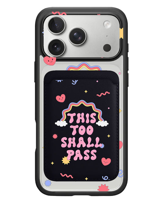 iPhone Magnetic Wallet Case - This Too Shall Pass